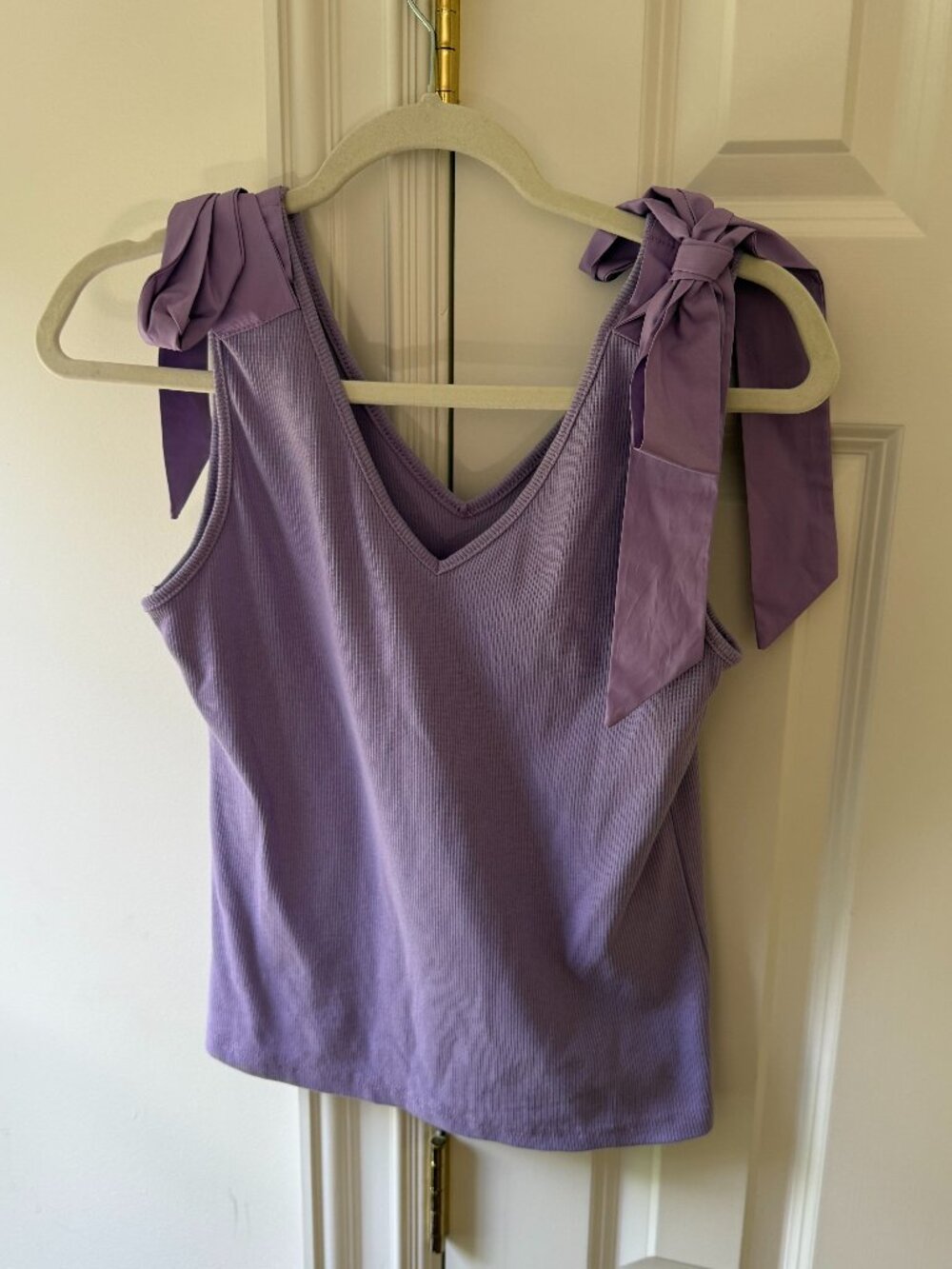 Womens Purple Tank w/ Bows